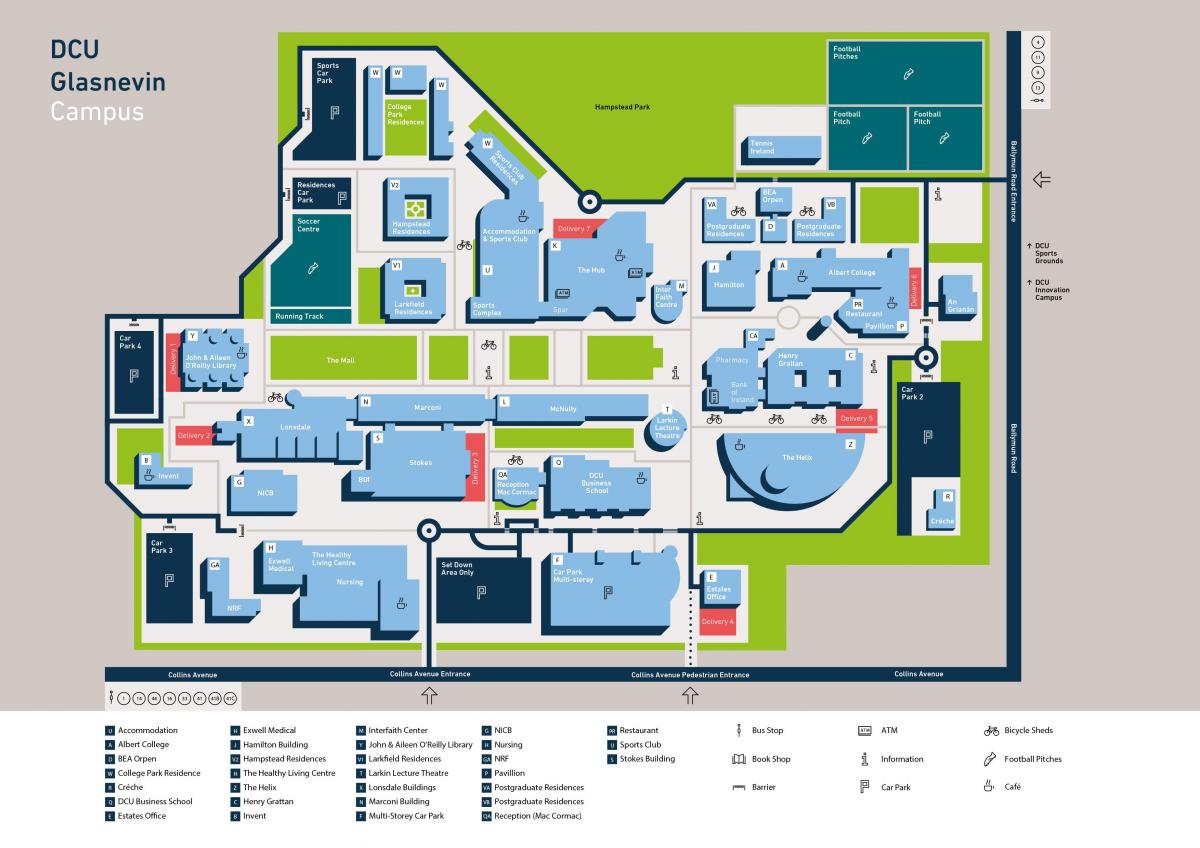 Карта кампуса ДХУ
