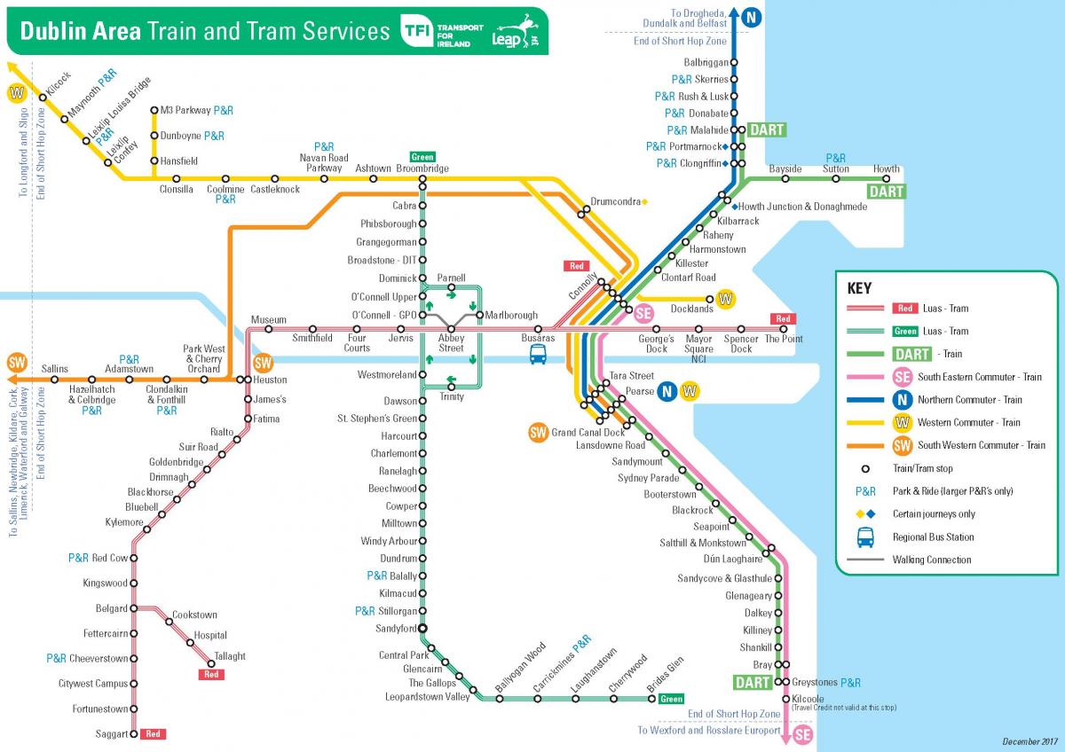 метро Дублін карті