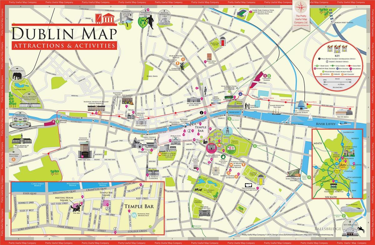 карта пам'яток Дубліна