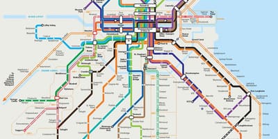 Дублін карта автобусних маршрутів