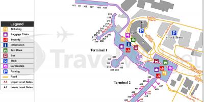 Карта аеропорт Дублін